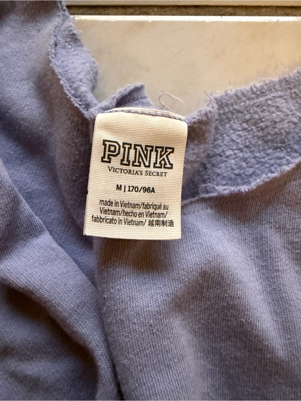 PINK Victoria's Secret Light Lavender Scoop Neck Sweater